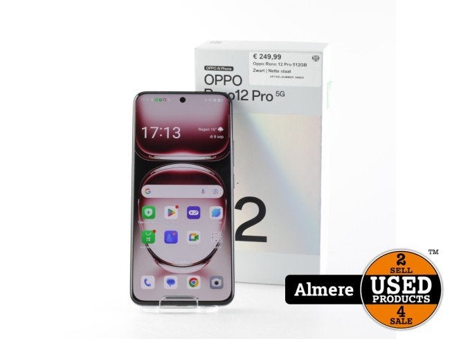 Oppo Reno 12 Pro 512GB Zwart | Nette staat, Oppo, Zo goed als nieuw, Support@oppo.com, No.18 Haibin Road
Wusha Village, Chang'an Town
Dongguan, Guangdong
China