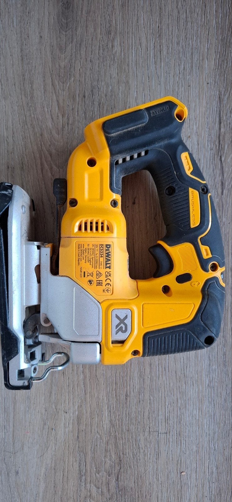 DeWalt XR 18V Decoupeerzaag DCS334, Gebruikt, Decoupeerzaag, Ophalen of Verzenden, 30 tot 70 mm
