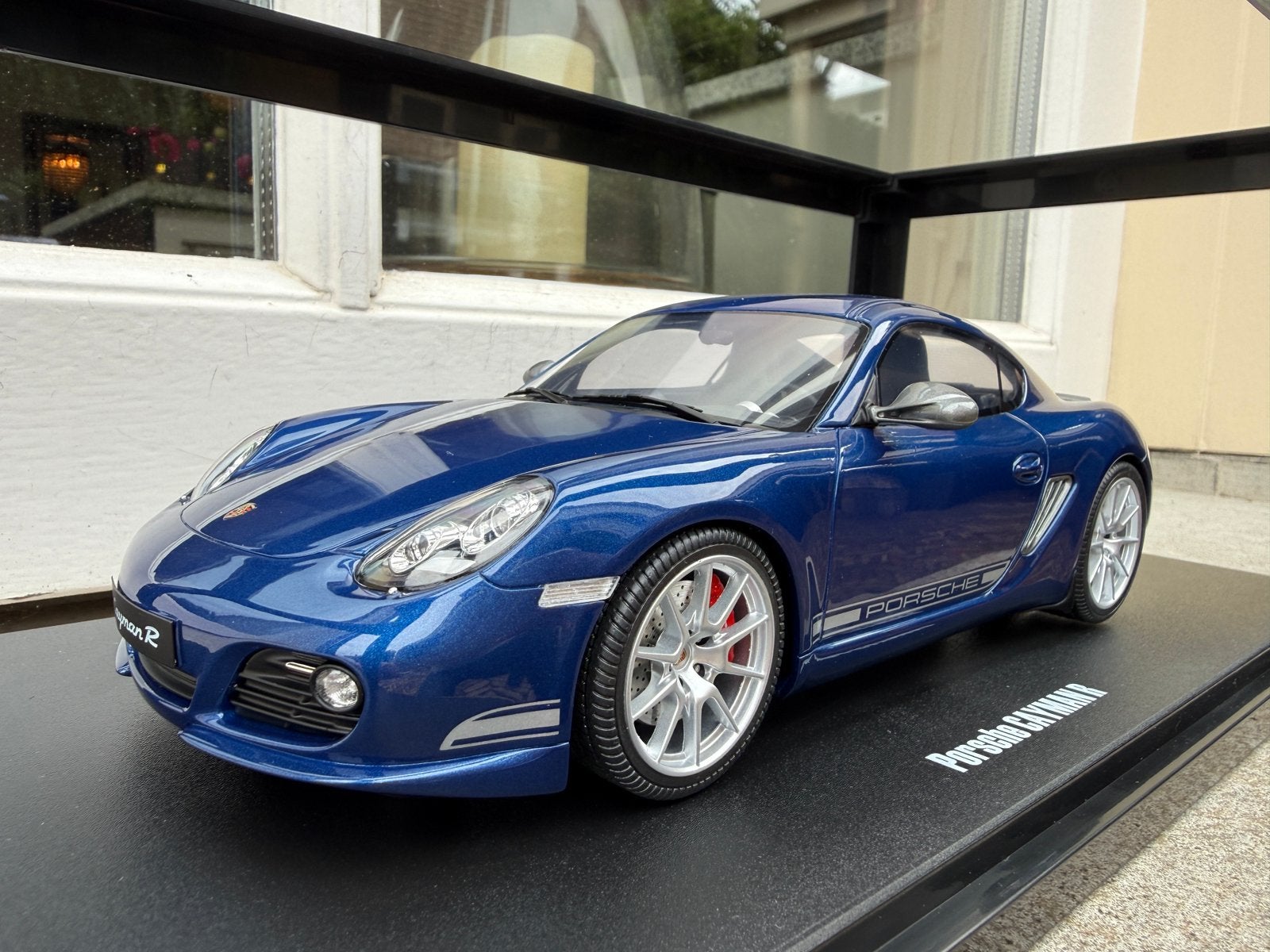 1:18 Porsche Cayman R blauw GT Spirit GT901, Hobby en Vrije tijd, Modelauto's | 1:18, Overige merken, Info@gts-models.com, 2, rue de l'écusson, Zone commerciale Oxygène Sud, Josselin, 56120, FR
