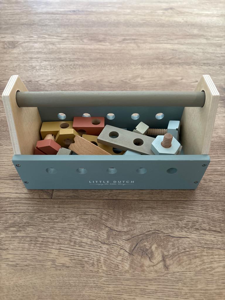 Little Dutch Houten Gereedschapskist Speelgoed, Kinderen en Baby's, Speelgoed | Houten speelgoed, Ophalen, Zo goed als nieuw, Overige typen