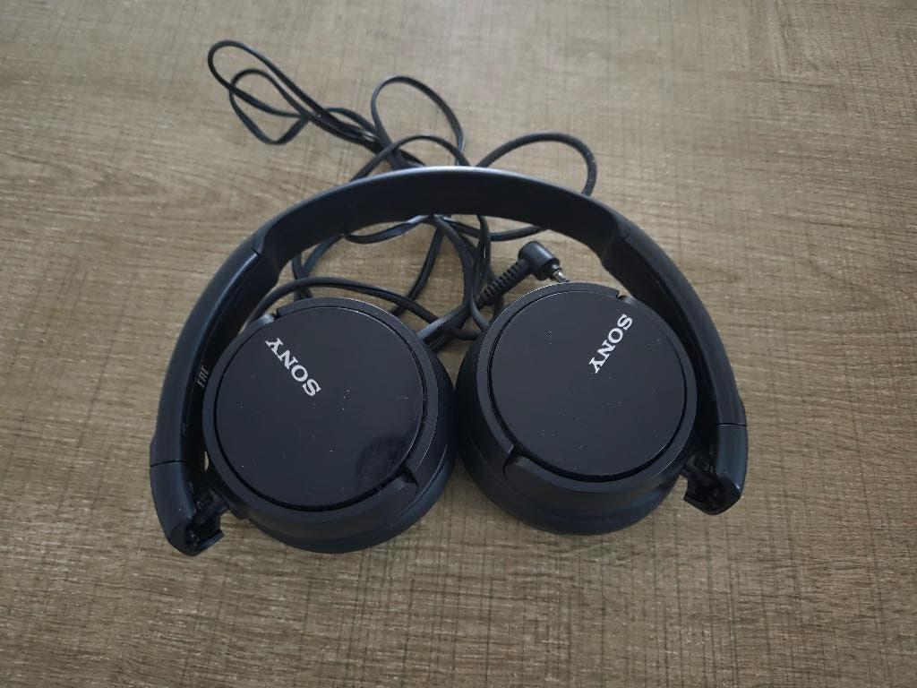SONY MDR ZX 310 b - koptelefoon - bedraad - goedwerkend, Surround, Zo goed als nieuw, Sony, Op oor (supra aural)