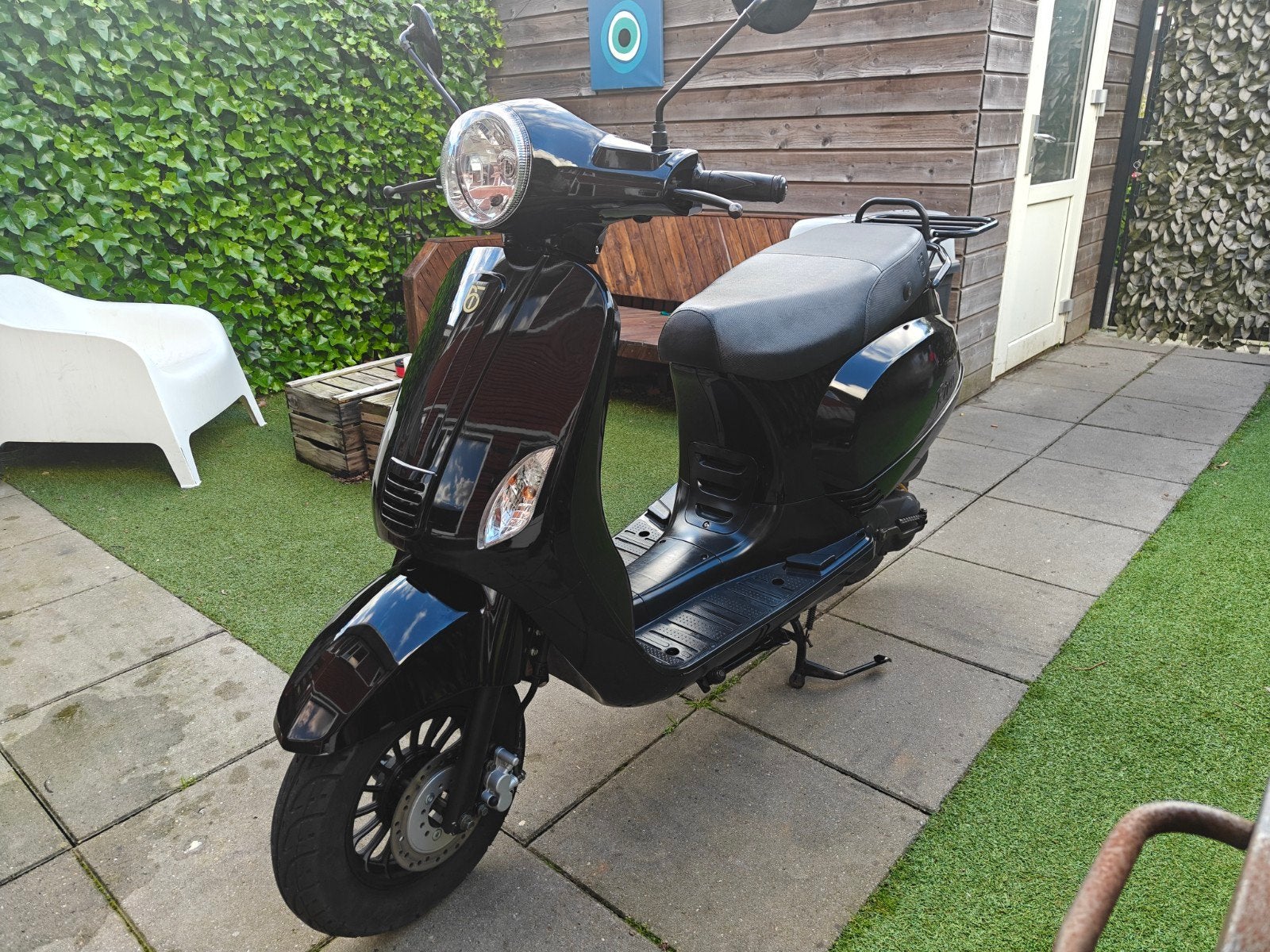 Nette BTC Riva Scooter - CDI upgrade - Incl. helm, Gebruikt, Benzine, Ophalen, Overige merken