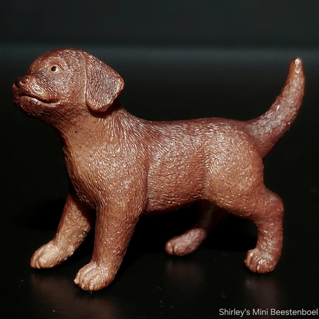 schleich labrador puppy, Verzamelen, Dierenverzamelingen, Ophalen of Verzenden, Gebruikt, Hond of Kat, Beeldje of Figuurtje