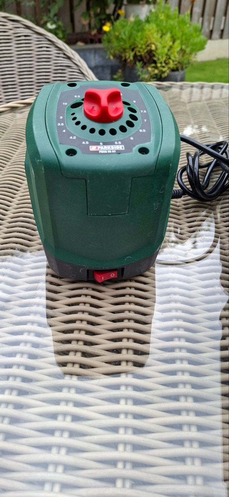 Parkside PBSG 55 A1 Borenslijper met borenset, Doe-het-zelf en Verbouw, Ophalen of Verzenden, Zo goed als nieuw, Minder dan 700 watt