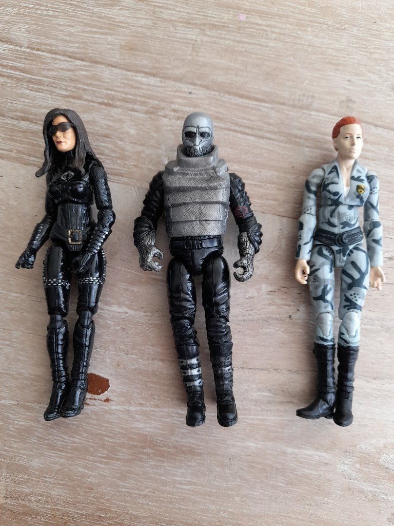 G.I. Joe Actiefiguren 3 Stuks, Ophalen of Verzenden, Gebruikt