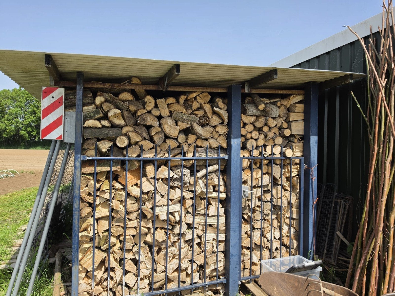 Gedroogd brandhout - populiere hout., Tuin en Terras, Haardhout, 3 tot 6 m³, Ophalen, Overige houtsoorten, Blokken