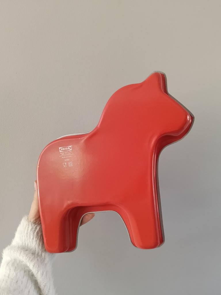 IKEA Dala paard bakvorm - rood vintage, Overige typen, IKEA, Ophalen of Verzenden, Zo goed als nieuw