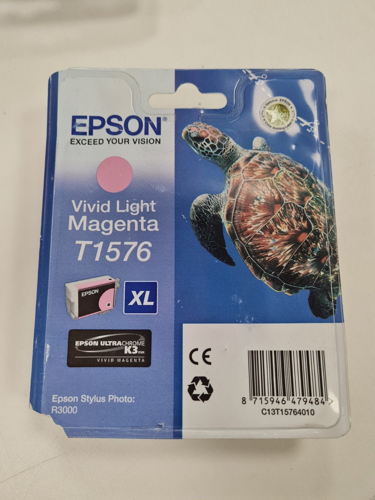 Epson Turtle T1576 Vivid Light Magenta, Hoogoorddreef 5, 1101 BA Amsterdam, Epson Europe B.V., EDPO@epson.eu, Cartridge