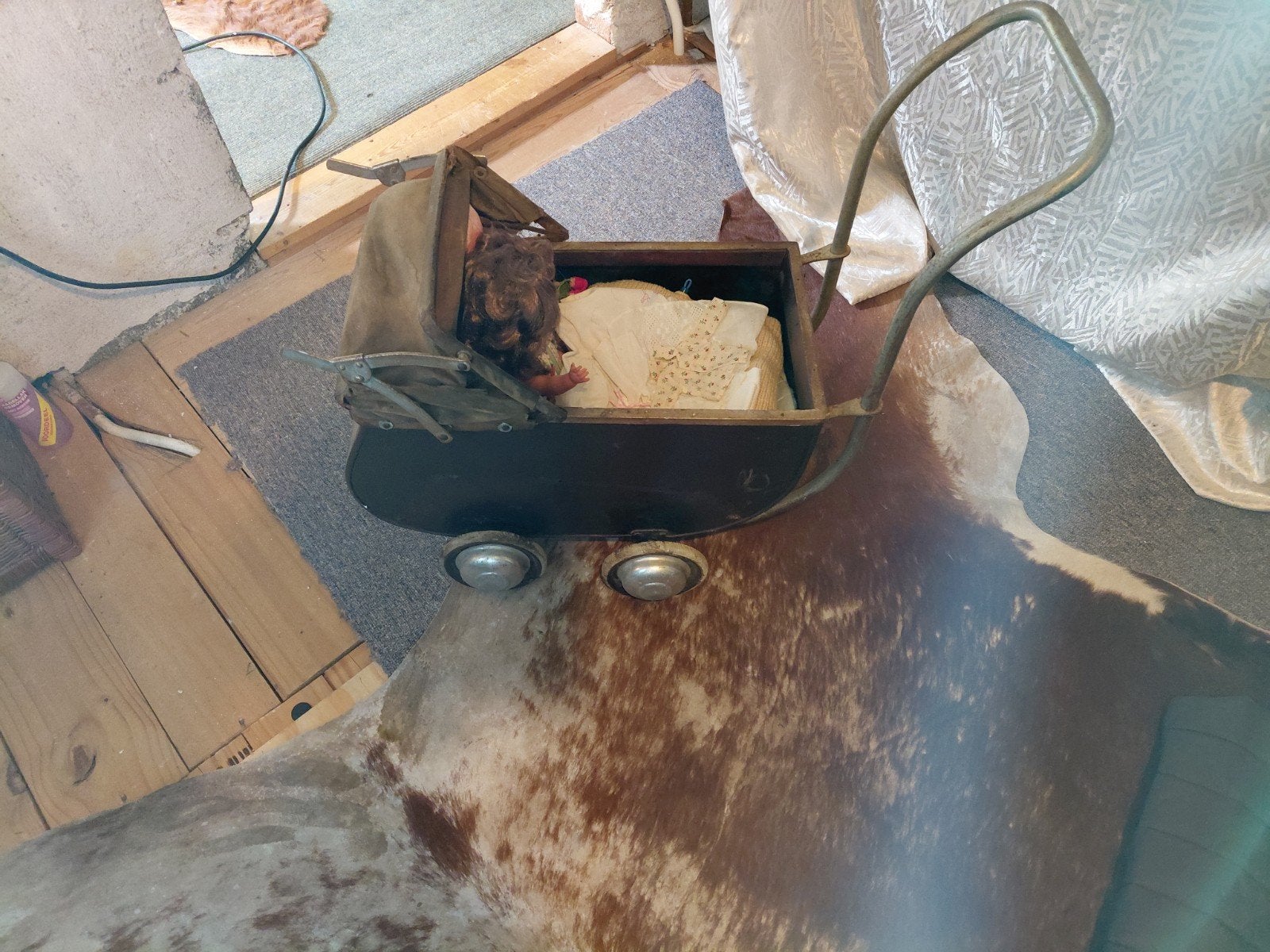 Vintage poppenwagen, Ophalen, Gebruikt, Overige typen