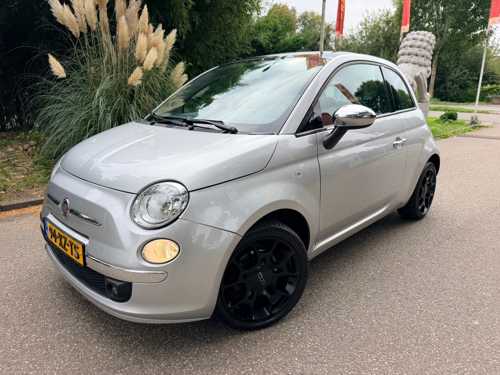 Fiat 500 1.4 16V 73KW C 101pk UNIEK!!! 65105 km N.A.P LEDER, Voorwielaandrijving, USB, 4 cilinders, 4 stoelen