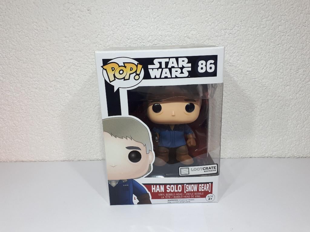 Star Wars Funko Pop! Han Solo Snow Gear Lootcrate Exclusive, Ophalen of Verzenden, Nieuw, Actiefiguurtje