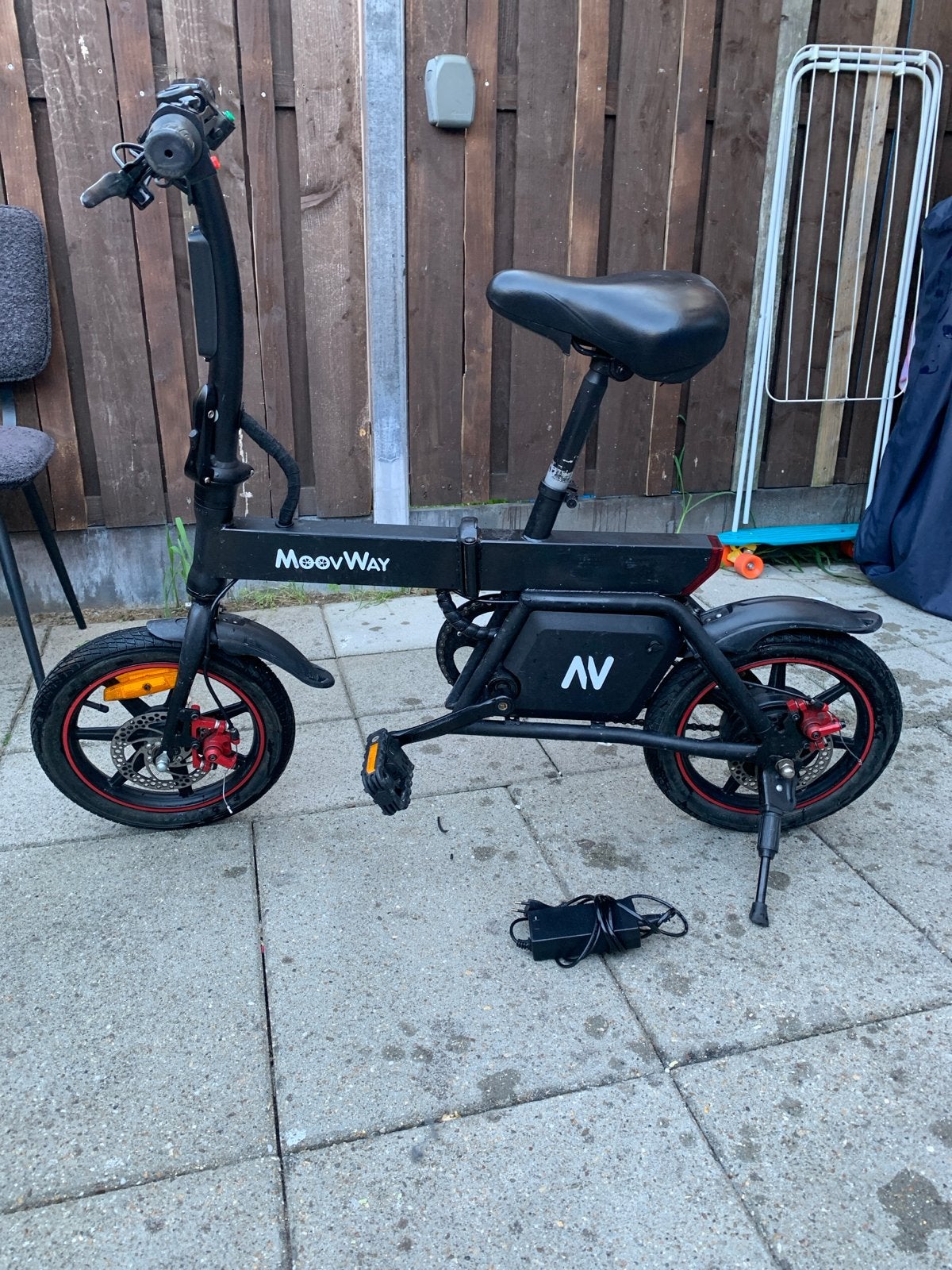 Moovway B20 elektrische fiets met gashendel, Minder dan 30 km per accu, Gebruikt, Minder dan 47 cm, Ophalen