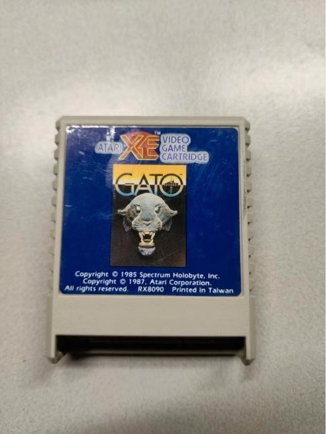 Gato - Atari XL/XE Cartridge - RX8090 - Taiwan, Spelcomputers en Games, Ophalen of Verzenden, Zo goed als nieuw, Overige modellen