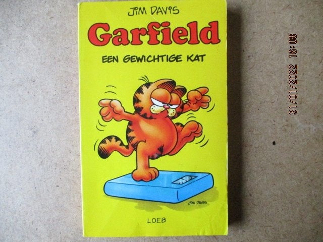 adv5570 garfield pocket 1e serie 6, Eén stripboek, Ophalen, Gelezen