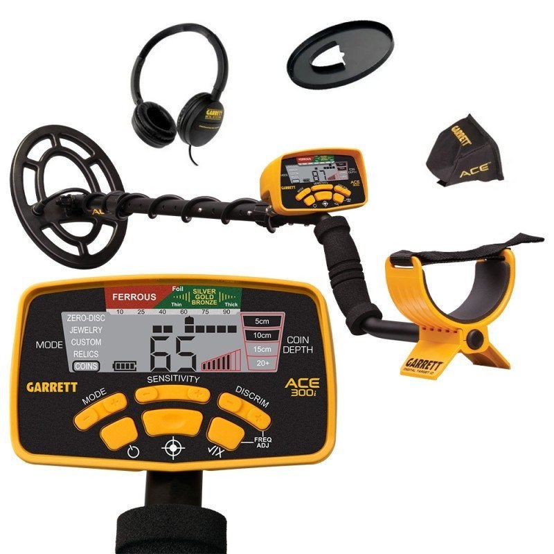 Garrett ACE 300i  de perfecte beginners metaaldetector, Meer dan 30 cm, Nieuw, Ophalen of Verzenden, Discriminatie metaaldetectie