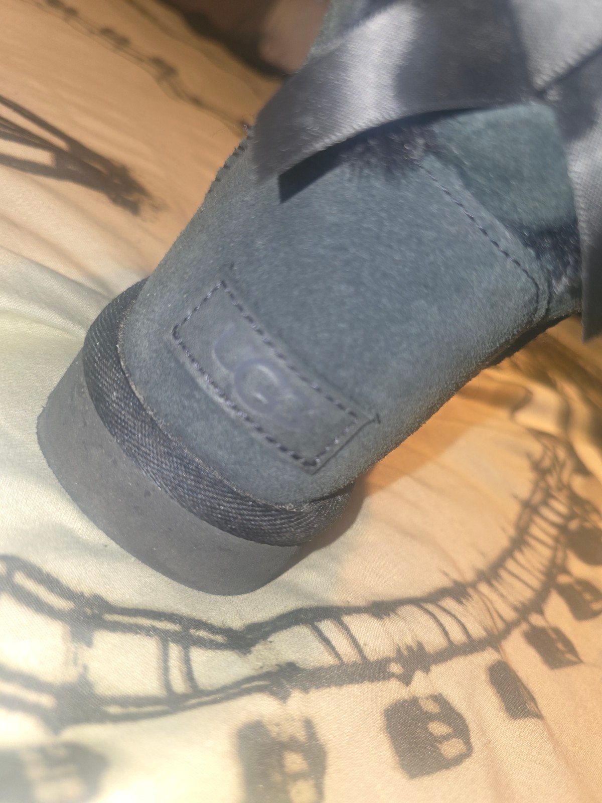 Zwarte UGGs met strikjes, maat 39, Ophalen of Verzenden