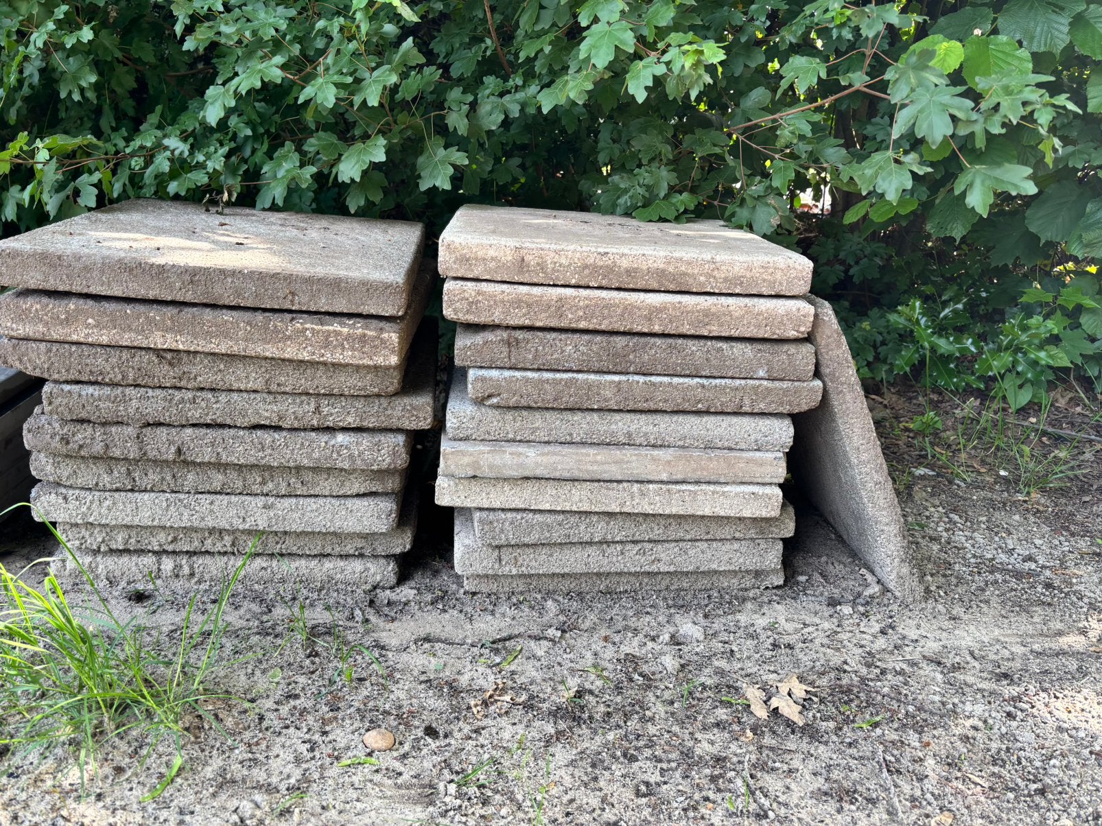Betontegels, Ophalen, Zo goed als nieuw, Beton, Terrastegels