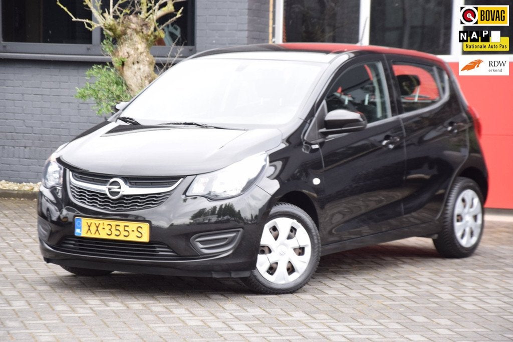 Opel KARL 1.0 ecoFLEX 120 Jaar Edition 2019 Airco Cruise con, Auto's, Opel, 839 kg, Stof, Zwart, Origineel Nederlands