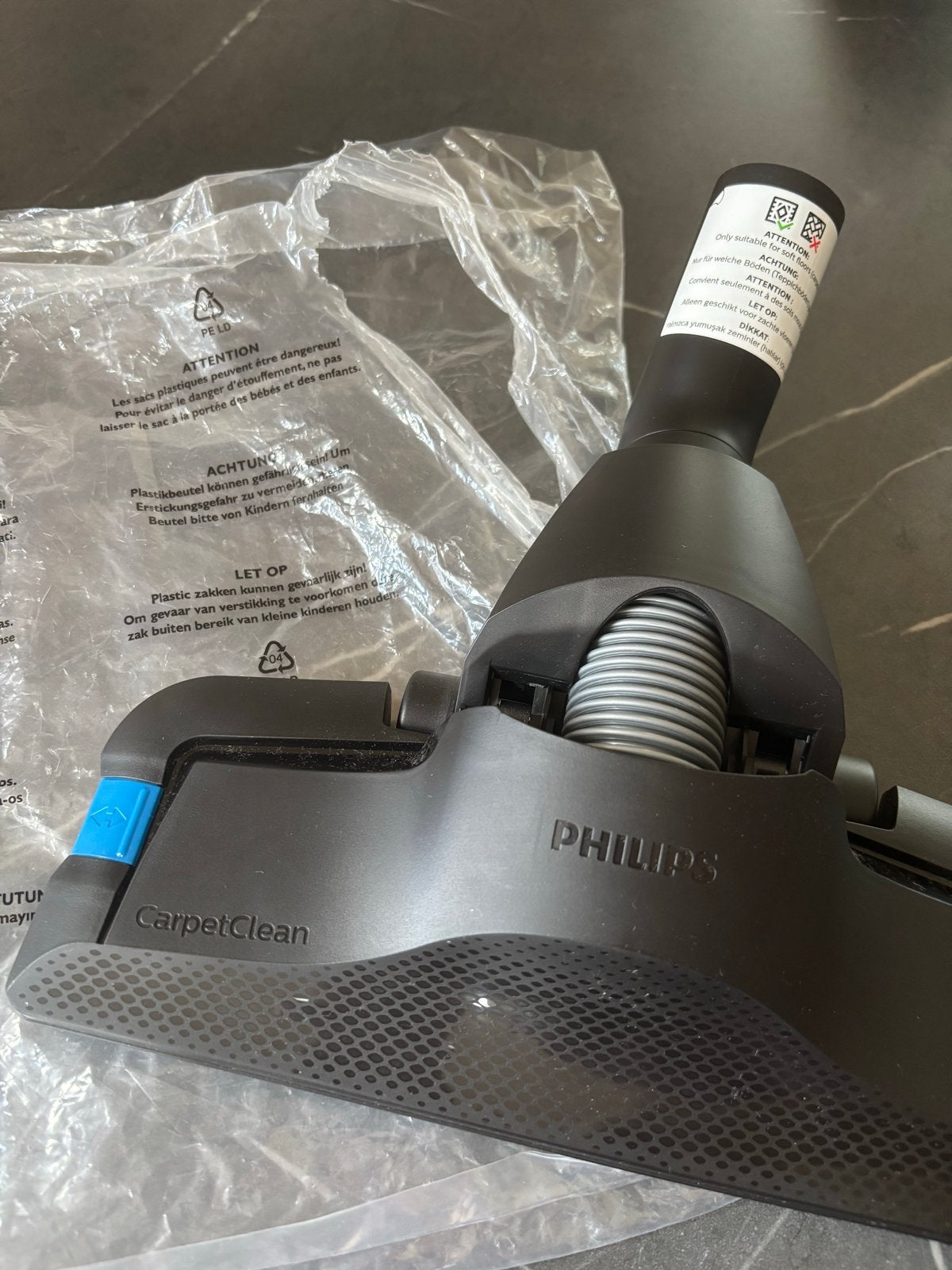 Philips CarpetClean Mondstuk voor Stofzuiger, Geschikt voor tapijt, Philips, Overige typen, Nieuw