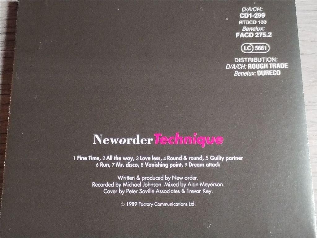 New Order - Technique, Ophalen of Verzenden, Zo goed als nieuw