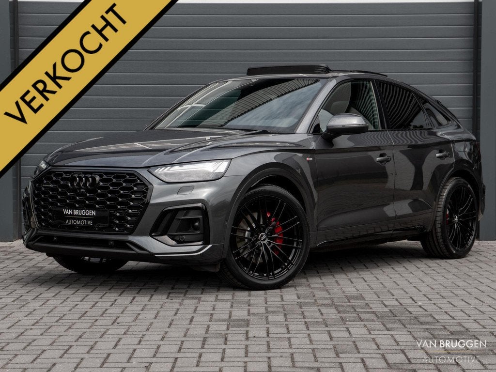 Audi Q5 Sportback 55 TFSI e S-Line Pano Luchtv RS-Stoelen Ma, Automaat, 14 kWh, Gebruikt, 4 cilinders
