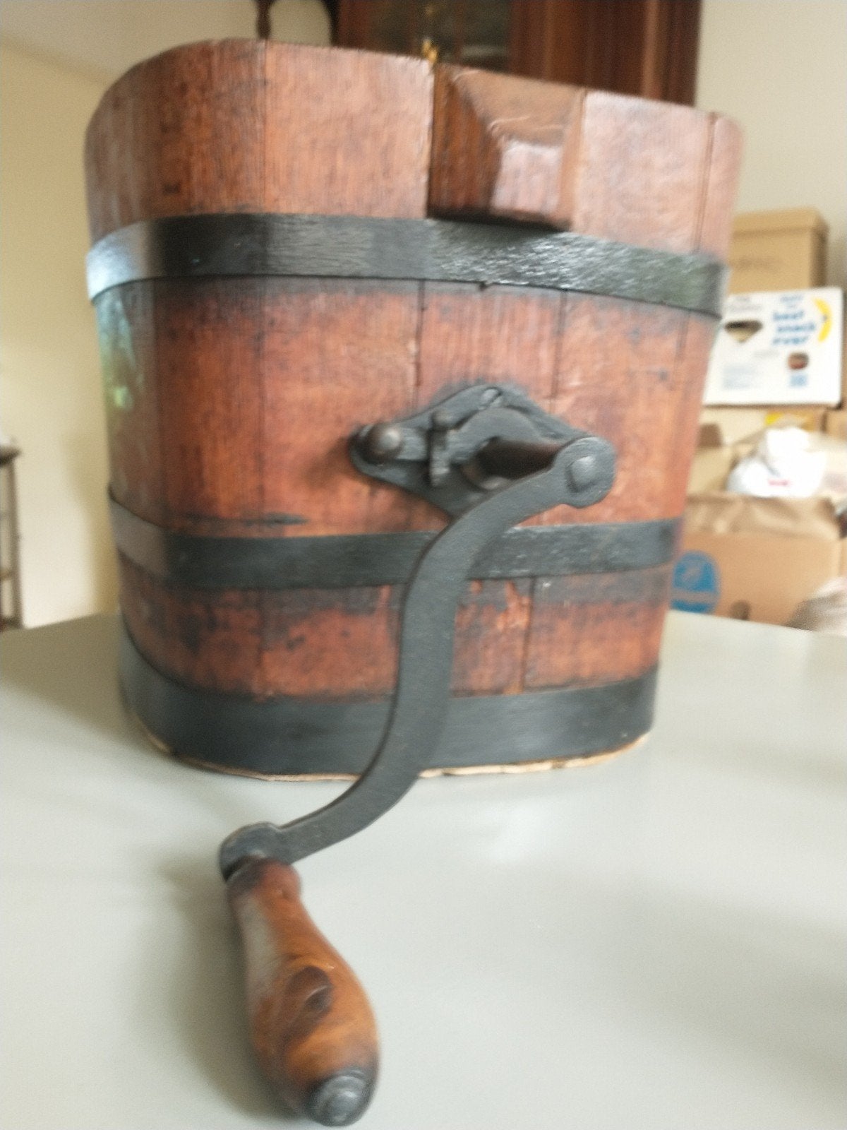 Antieke houten kaasmaker en kaassnijder, Ophalen of Verzenden