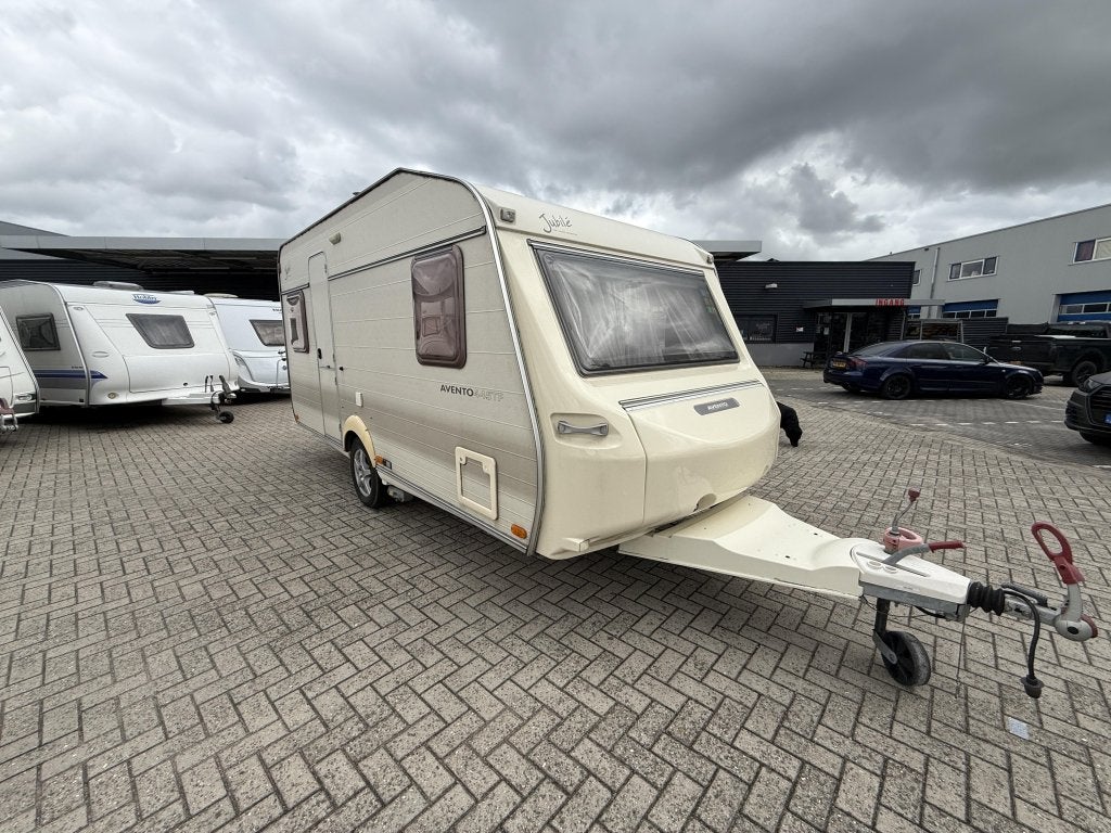Avento Jubilee 445 Fransbed Voortent luifel, Caravans en Kamperen, Caravans, Rondzit, Avento, Bedrijf, Overige typen