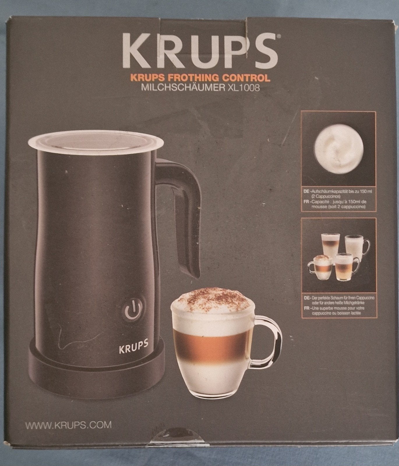 Krups Frothing Control Melkschuimer XL1008, Ophalen of Verzenden, Nieuw