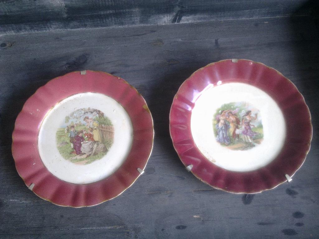 Frans brocante wandborden antiek terre de fer romantisch, Ophalen of Verzenden