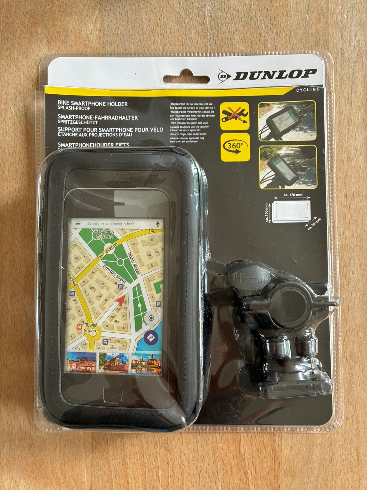 Smartphonehouder fiets Dunlop, Ophalen of Verzenden, Nieuw