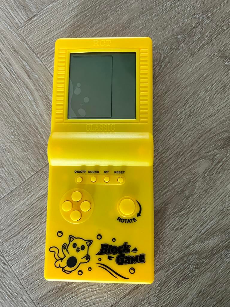 Retro Tetris en andere Block Games Handheld Console, Puzzel en Educatief, Gebruikt, 1 speler, Ophalen of Verzenden
