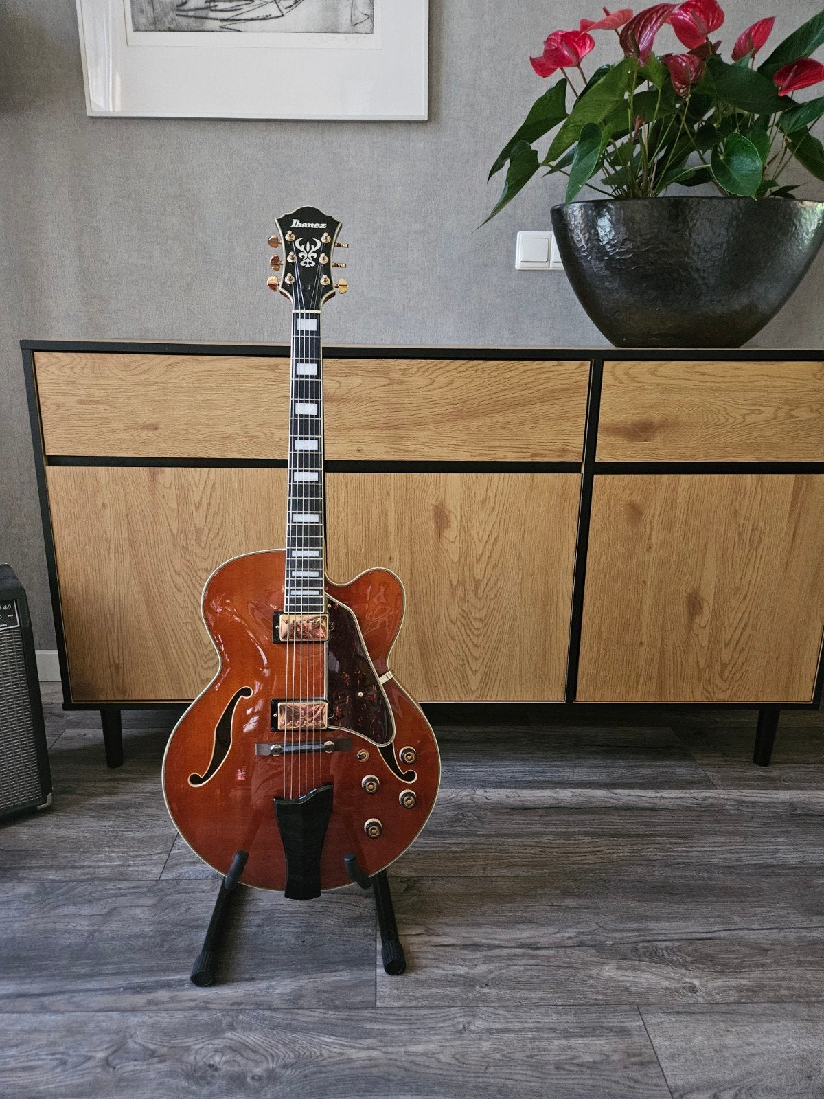 Ibanez af95 da, Muziek en Instrumenten, Ophalen, Zo goed als nieuw, Hollow body, Ibanez