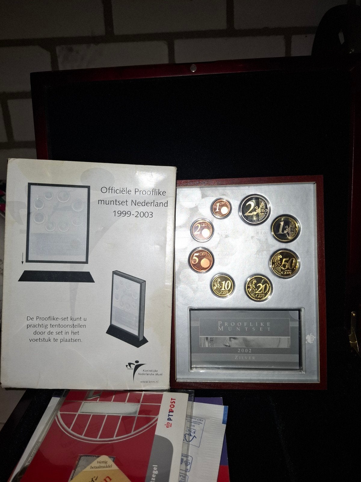 Officiële Prooflike muntset Nederland 1999-2003, Postzegels en Munten, Ophalen, Setje, Koningin Beatrix, Zilver