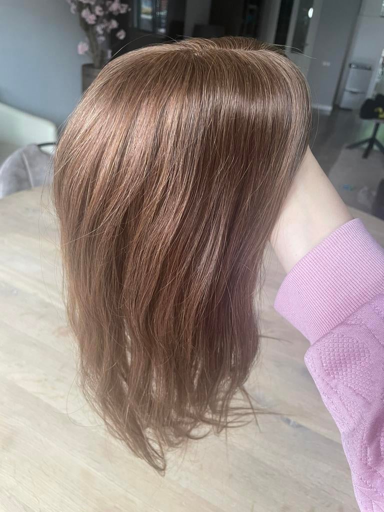 Hair topper pruik 100% human hair, Sieraden, Tassen en Uiterlijk, Uiterlijk | Haarverzorging, Pruik of Haarverlenging, Nieuw, ?