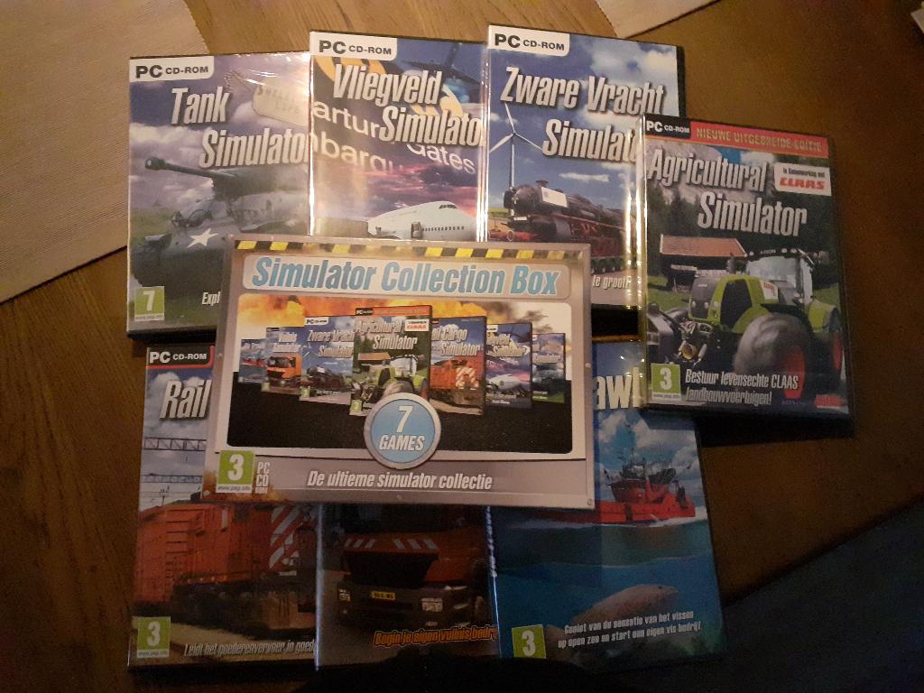 simulatorspelletjes cd rom, Spelcomputers en Games, Games | Pc, Ophalen, 1 speler, Nieuw, Vanaf 7 jaar
