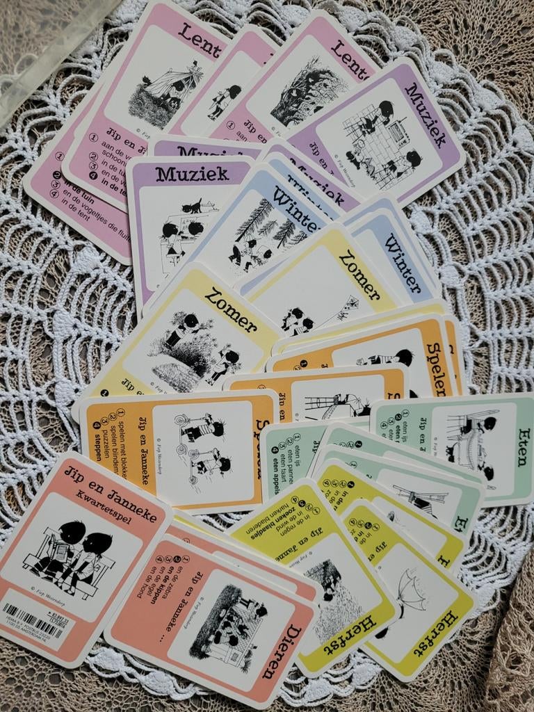 Jip en Janneke Kwartetspel - Compleet!, Een of twee spelers, Ophalen of Verzenden, Zo goed als nieuw, Fiep Westendorp