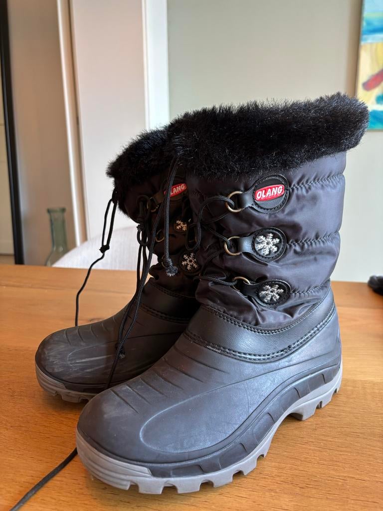 Olang Snowboots Maat 37-38, Ophalen, Gedragen, Zwart, Snowboots