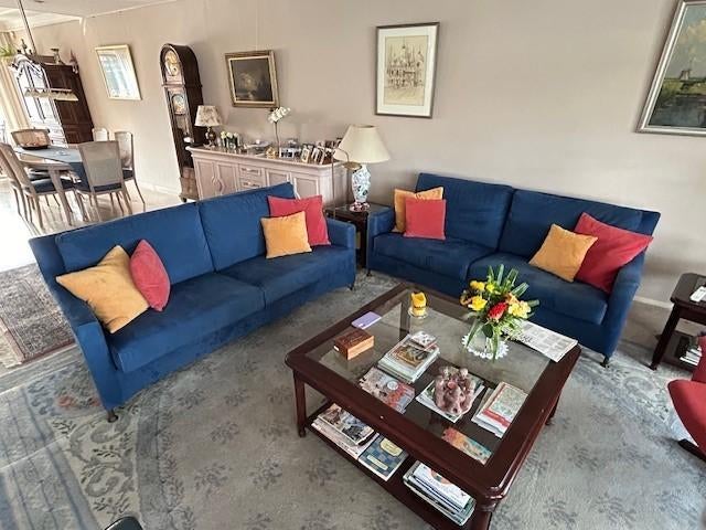 Leolux 2x2,5 bank blauw Alcantare van €6.000-> €350!, Huis en Inrichting, Ophalen, Gebruikt, Overige maten, 150 tot 200 cm