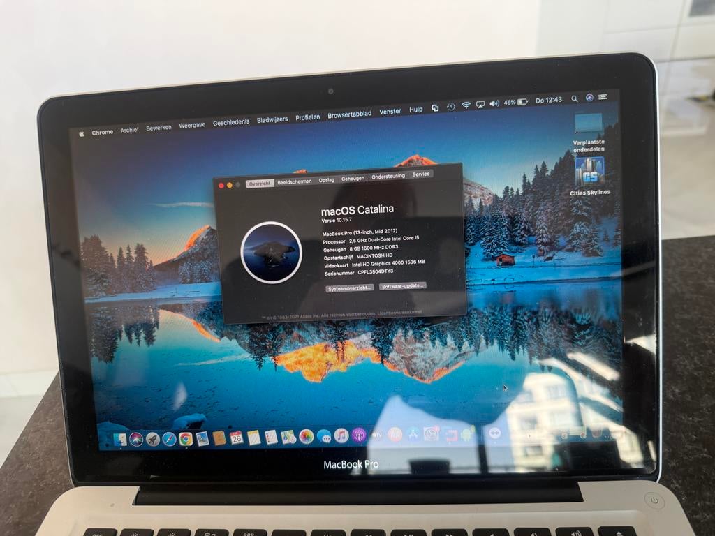 MacBook Pro 13-inch (2012) - Gebruikt, MacBook Pro, Gebruikt, 2 tot 3 Ghz, Qwerty