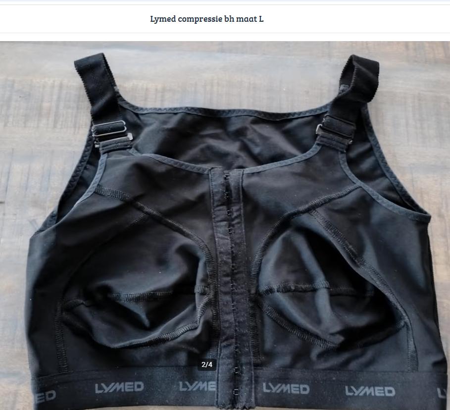 LYMED medische compressie bh voorsluiting maat L, Ophalen of Verzenden, Zo goed als nieuw
