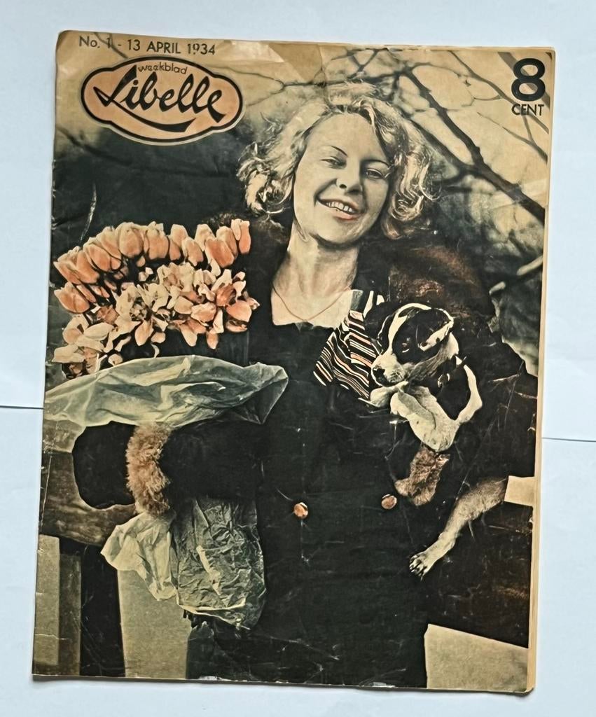 Libelle tijdschrift van 13 april 1934, Ophalen of Verzenden, Gelezen, Damesbladen