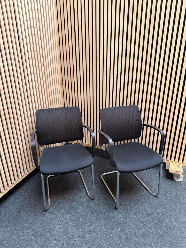 Tweedehands Köhl vergaderstoelen, Huis en Inrichting, Stoelen, Nieuw, Twee, Zwart, Ophalen
