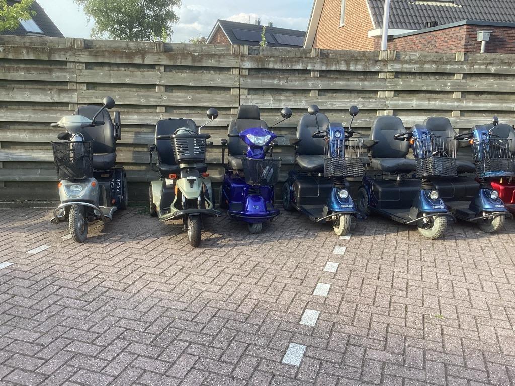 partij scootmobielen, Ophalen of Verzenden, Gebruikt, 10 km/u of minder