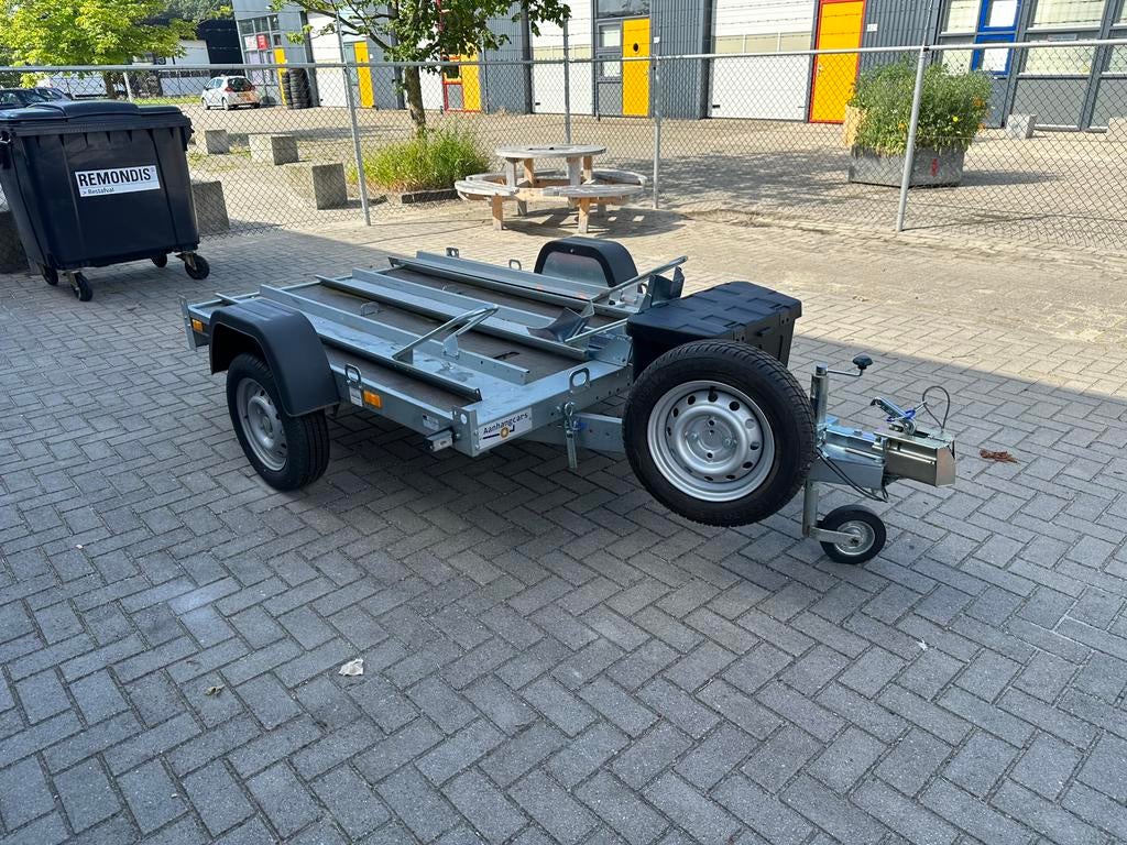 Motortrailer huren? Motoraanhanger voor 2 motoren te huur