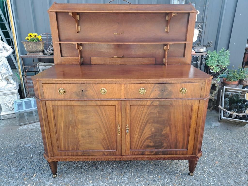 Antieke Hollandse klap buffetkast, dressoir, wandconsole 