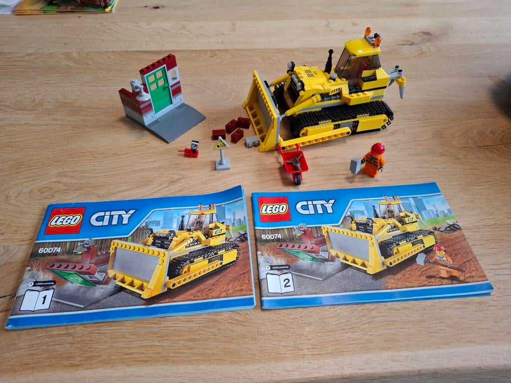 Lego City Bulldozer 60074, Ophalen of Verzenden, Gebruikt, Complete set, Lego