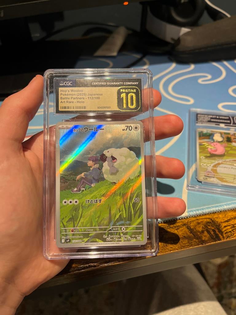 Hop's Wooloo CGC 10 Pristine - Zeldzaam!, Ophalen of Verzenden, Zo goed als nieuw, Losse kaart