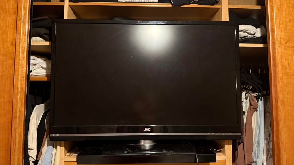 JVC LT-42S90BU 42 inch TV, Gebruikt, 50 Hz, LCD, 100 cm of meer