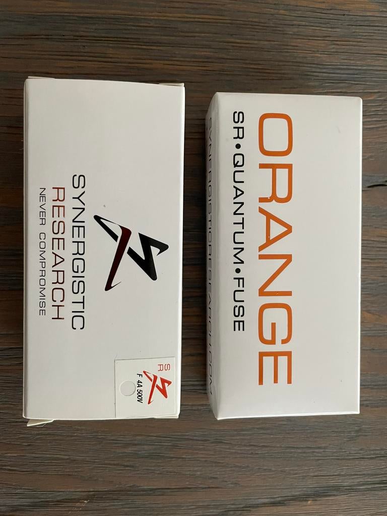 Synergistic Research Orange Fuses, Audio, Tv en Foto, Ophalen of Verzenden, Zo goed als nieuw, Overige merken