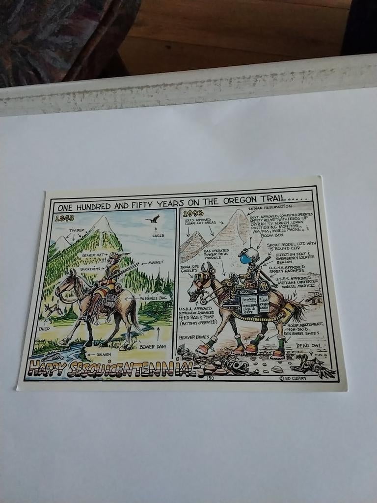 ED CLEARY/ ONE HUNDRED AND FIFTY YEARS ON THE OREGON TRAIL.., Ophalen of Verzenden, Voor 1920
